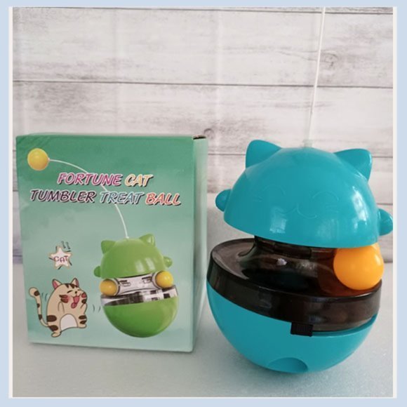 Fortune Cat Tumbler Ball, Cat Food Toy, Cat Toy TWO LEFT! - Picture 2 of 7